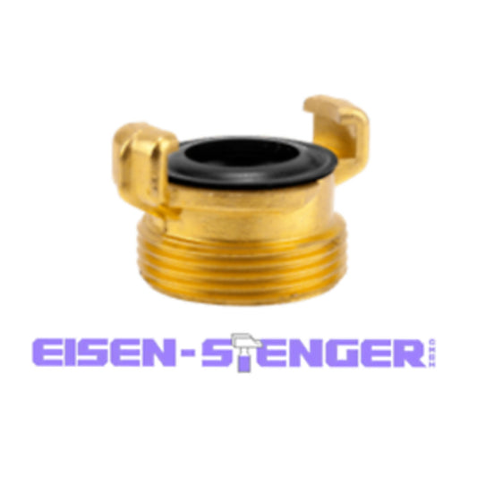 Gardena - Messing-Schnellkupplungs-Gewindestück  mit Außengewinde, 42 mm (G 1 1/4)-Gewinde - 07116-20