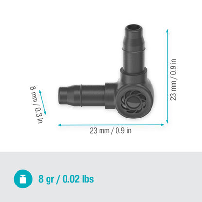 Gardena - Micro-Drip-System L-Stück 4,6 mm (3/16") 10 Stück - 13212-20