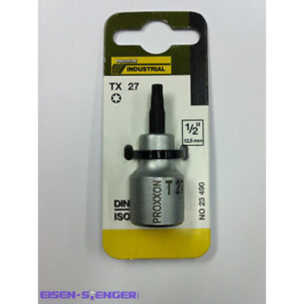 PROXXON 1/2 Zoll TX-Einsatz T 27, 55 mm lang No 23490