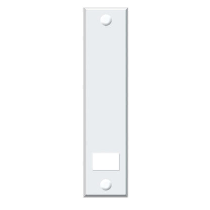 Schellenberg - Abdeckplatte STANDARD Lochabstand 13,5 cm, weiß - 53203