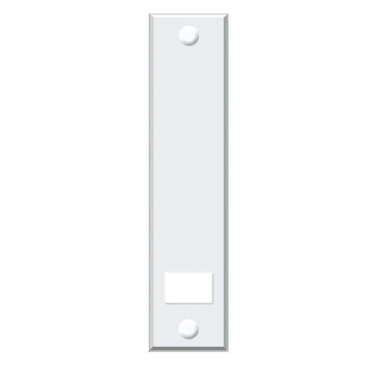 Schellenberg - Abdeckplatte STANDARD Lochabstand 13,5 cm, weiß - 53203