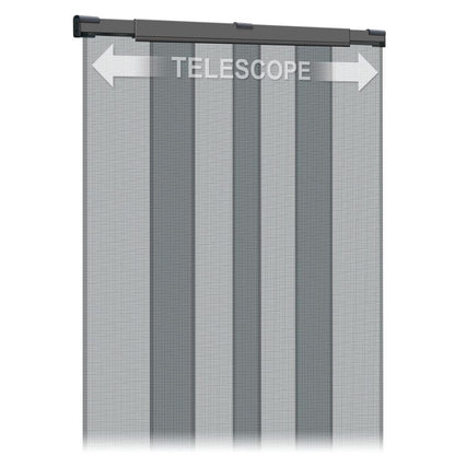 Schellenberg - IS-Teleskopvorhang 130x250cm anthrazit - 50654