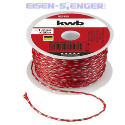 kwb - Maurerschnur, Rot, 100 m, 1,2 mm - 925120
