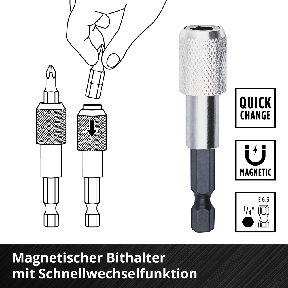 Einhell Bit und Ratschen-Set 37-tlg. - 109022