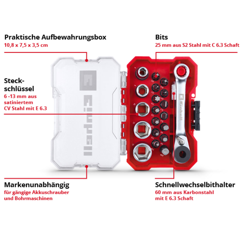 Einhell XS-CASE Bitkassette 21tlg LS - 118683