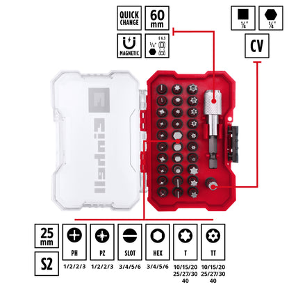 Einhell XS-CASE Bitkassette 32tlg LS - 118693