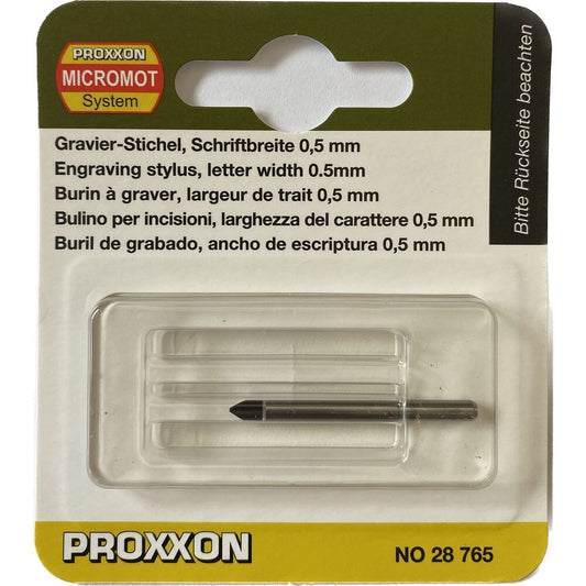 Proxxon - Vollhartmetall-Gravier-Stichel, Schriftbreite 0,5 mm - 28765