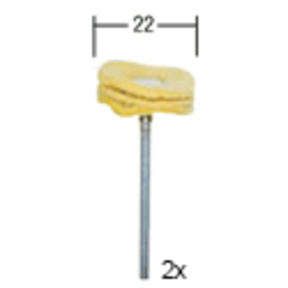 Proxxon - Filzscheiben, Ø 22 mm, 10 Stück + 1 Träger - 28798