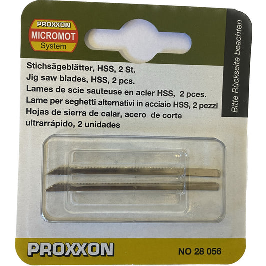 Proxxon - Stichsägeblätter (HSS), 2 Stück (Zahnteilung 1,06 mm) - 28056