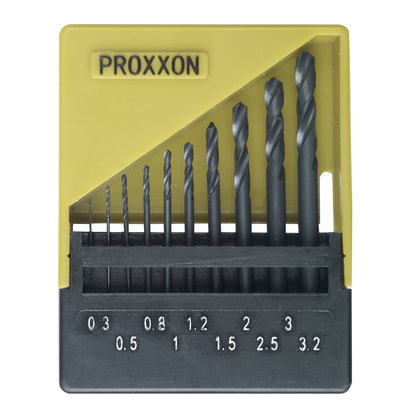 Proxxon - HSS Spiralbohrersatz, DIN 338, 0,3 bis 3,2 mm (10-teilig) - 28874