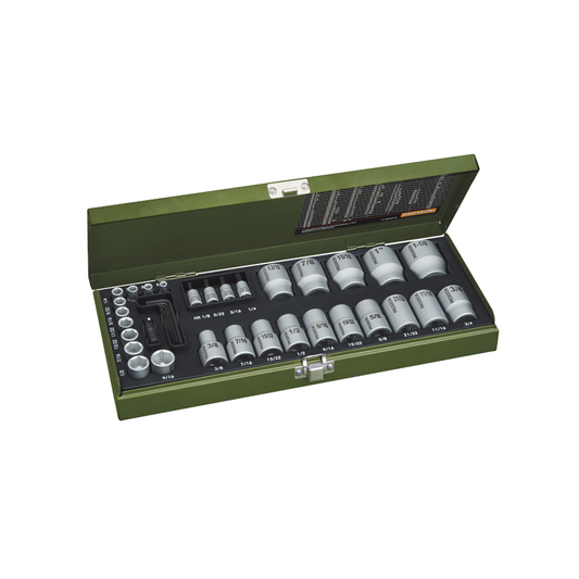 Proxxon - Spezial-Steckschlüsselsatz für zöllige Schrauben (36-teilig) - 23114