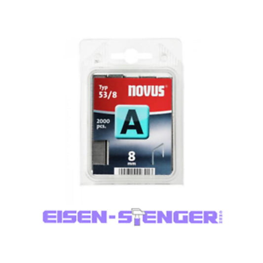 Steinel - Feindrahtklammern A Typ 53 8mm 2000Stk - 042-0356