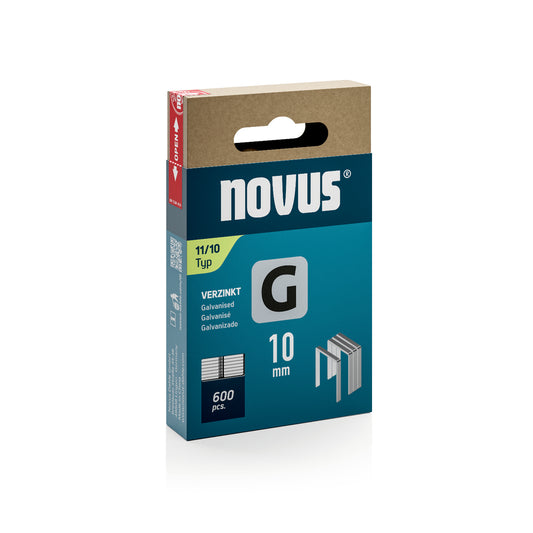 Steinel - NOVUS Flachdrahtklammern G Typ 11 600 Stück 10mm - 042-0797