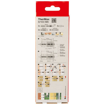 Fischer - Abstandsmontagesystem TherMax 8/100 M6 - 45681