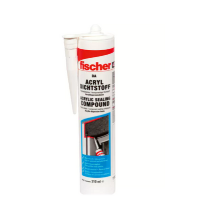 Fischer - Acryldichtstoff Da 310ml Weiß - 53110