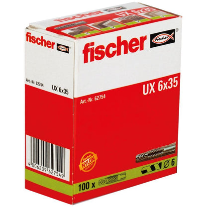 Fischer - Universaldübel Ux 6X35 (100) - 62754