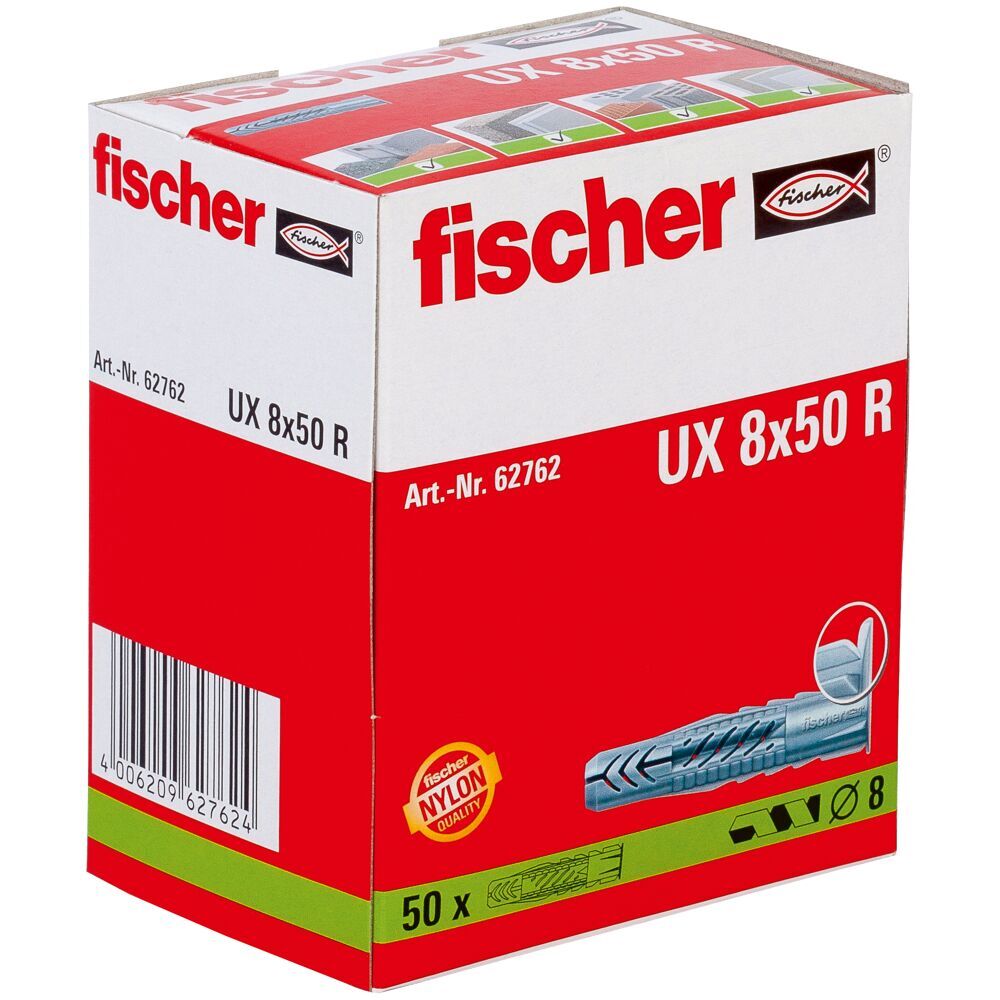 Fischer - Universaldübel Ux 8X50 R (50) - 62762