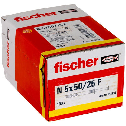 Fischer - Nageldübel N 5X50/25 F (100) - 513738