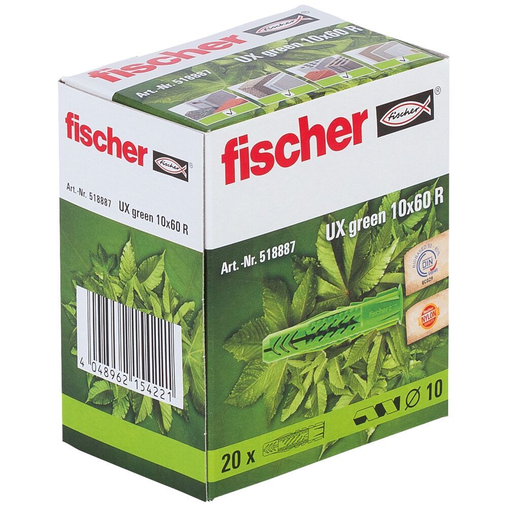 Fischer - Universaldübel Ux Green 10X60 R - 518887