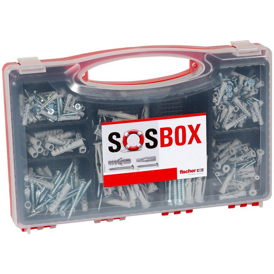 Fischer -  SOS-Box Dübel S + FU + Schrauben - 533629