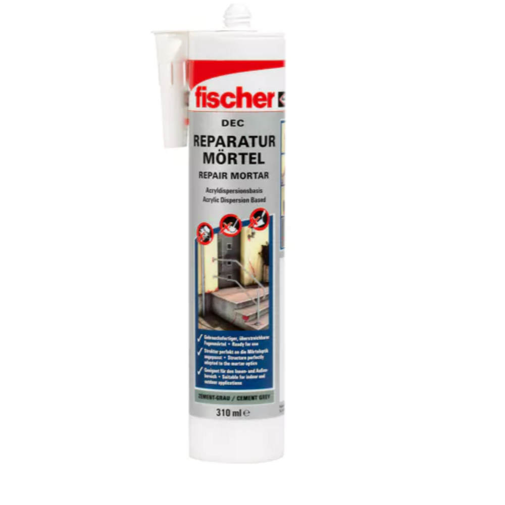 Fischer - Reparaturmörtel DEC ZEG zementgrau - 534474