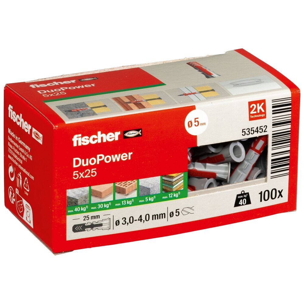 Fischer - DUOPOWER 5x25 LD - 535452