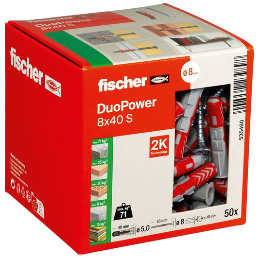 Fischer - DUOPOWER 8x40 S LD - 535460