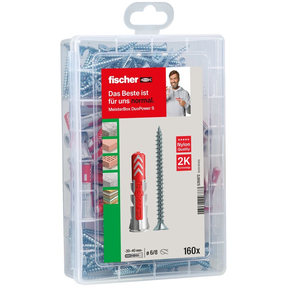 Fischer - Meister-Box Duopower + Schrauben (160) - 535972