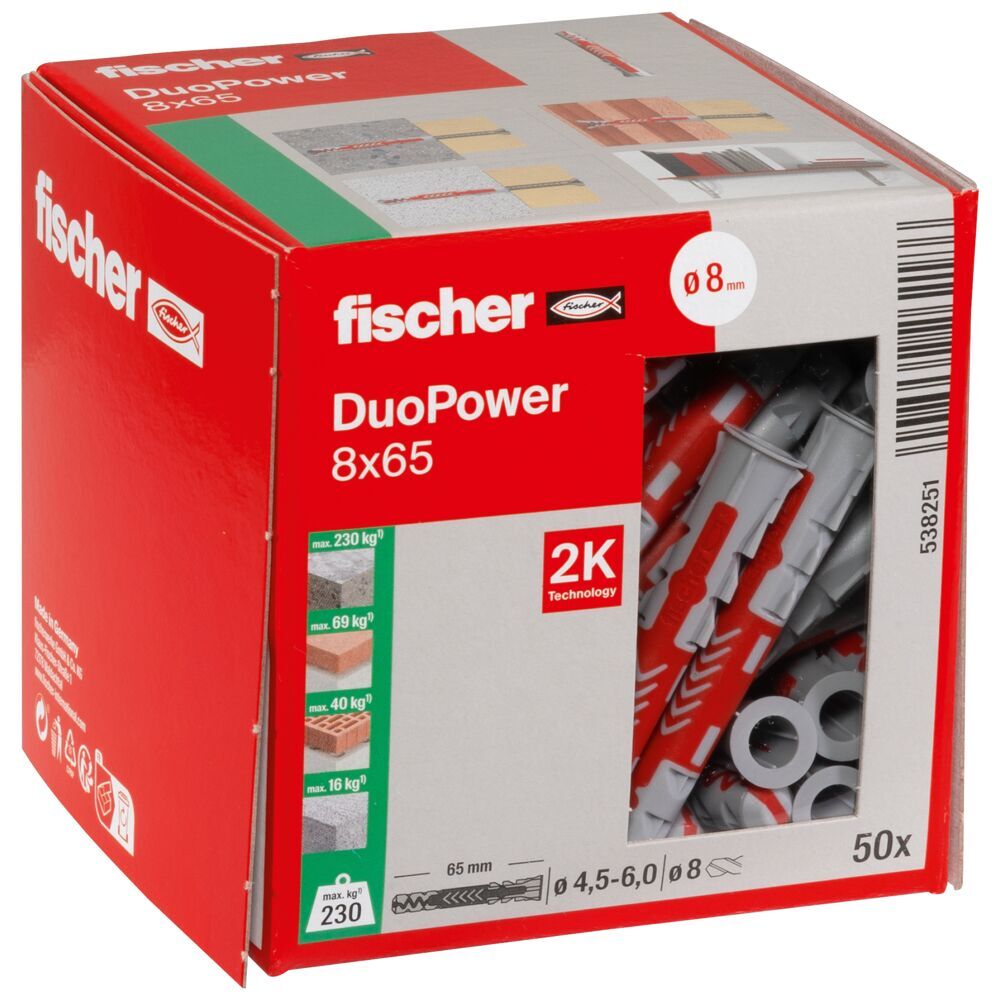 Fischer - DUOPOWER 8x65 LD - 538251