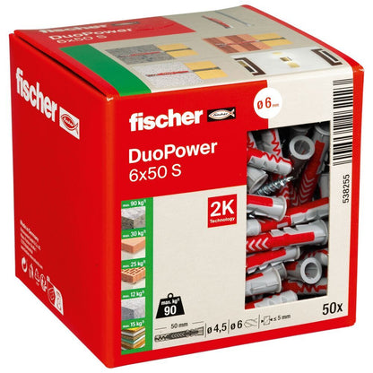 Fischer - DUOPOWER 6x50 S LD - 538255