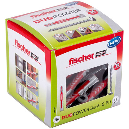 Fischer - DUOPOWER 8x65 S PH LD - 538261