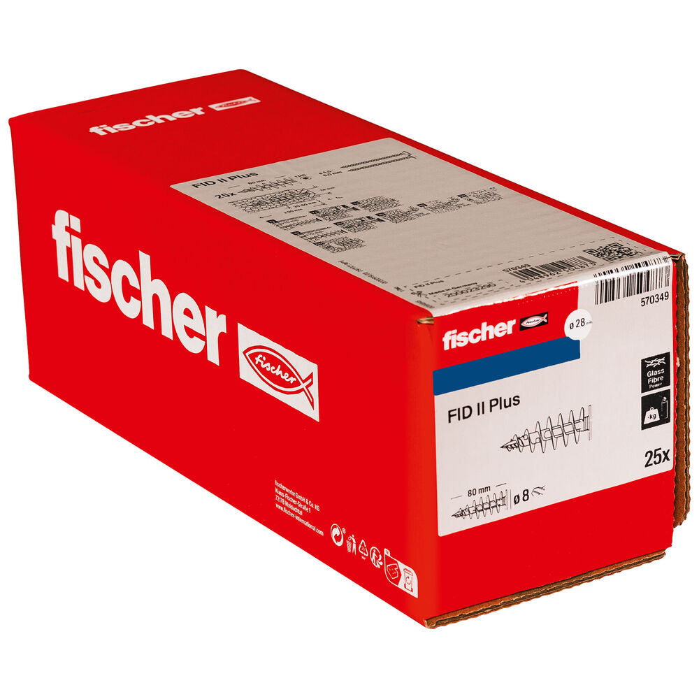 Fischer - Dämmstoffdübel FID II Plus 25 Stück - 570349