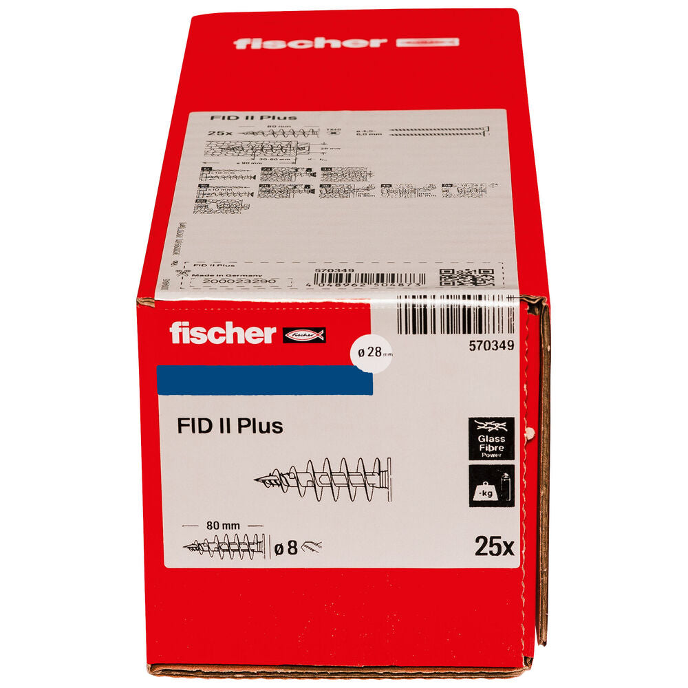 Fischer - Dämmstoffdübel FID II Plus 25 Stück - 570349