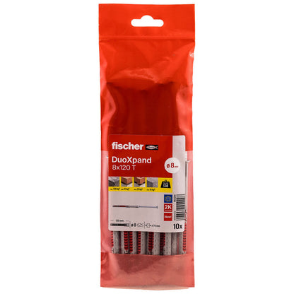 Fischer - Langschaftdübel DuoXpand 10x80 T B, 10 Stück - 562205