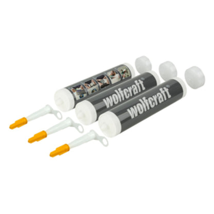 Wolfcraft - 3 Leerkartuschen 310ml für GK-Spachtel - 4044000