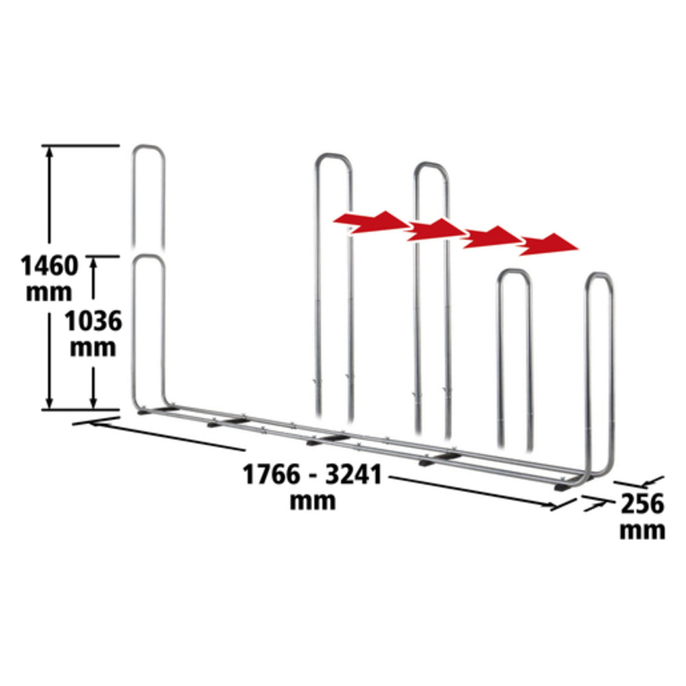 Wolfcraft - Stapelhilfe Modular XXL für Brennholz - 5125000