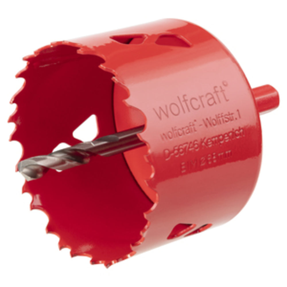 Wolfcraft - Bi-Metall-Lochsäge ø22 inkl. Schaft & Bohrer - 5463000