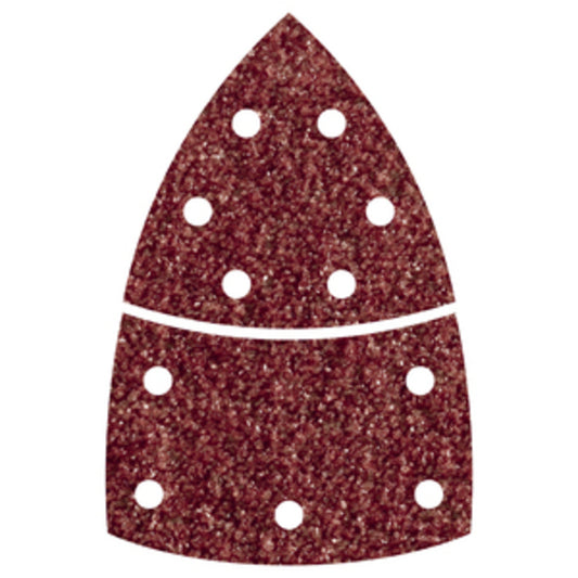 Wolfcraft - 10 Haft-Schleifblätter 2-teilig für Holz/Metall K240 - 5620000