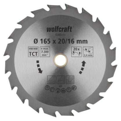 Wolfcraft - 1 Kreissägeblatt HM, 30 Zähne ø190mm - 6376000