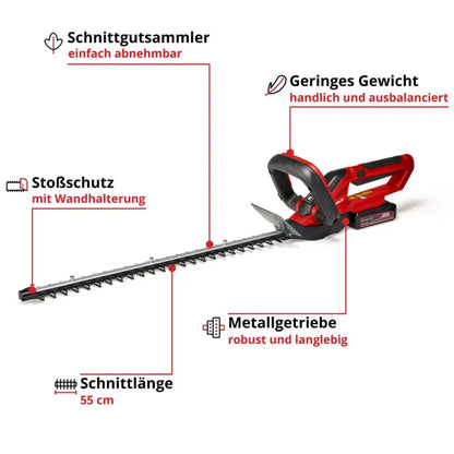 Einhell - Akku-Heckenschere GC-CH 1855/1 - 3410506