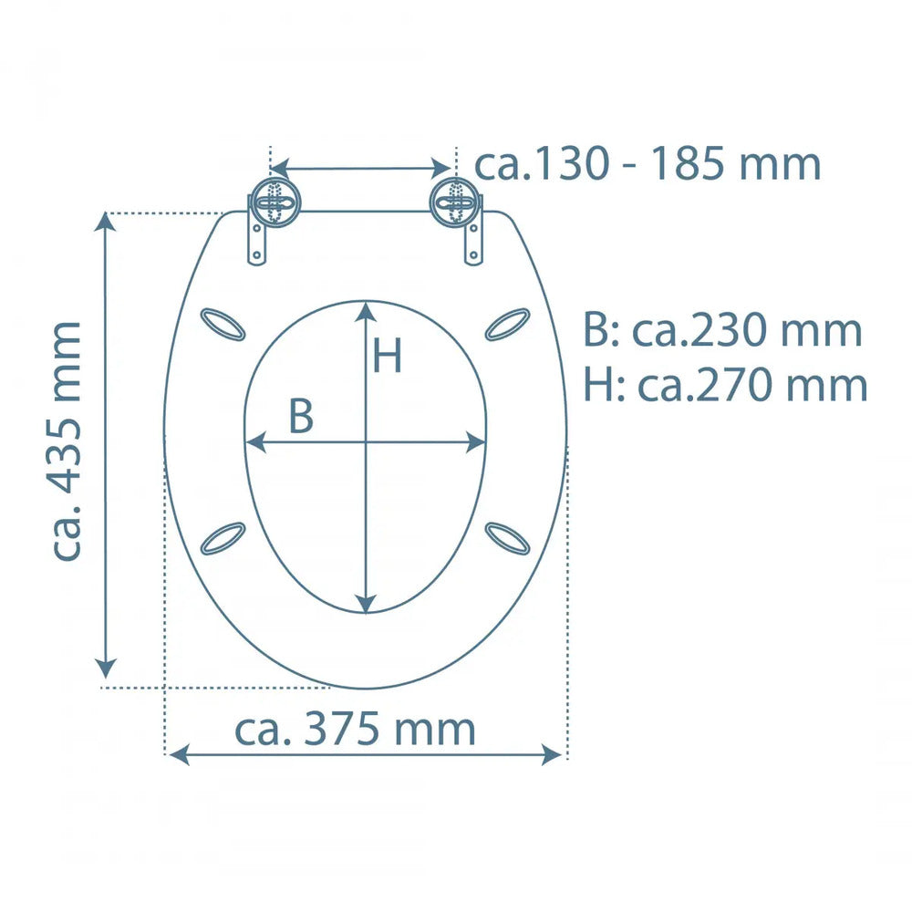 Kirchhoff - MDF WC-Sitz SPIRIT ANTHRAZIT, mit Absenkautomatik - 80104