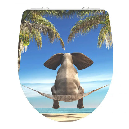 Kirchhoff - HG WC-Sitz HAPPY ELEPHANT mit Absenk. & Schnellverschl. - 82580