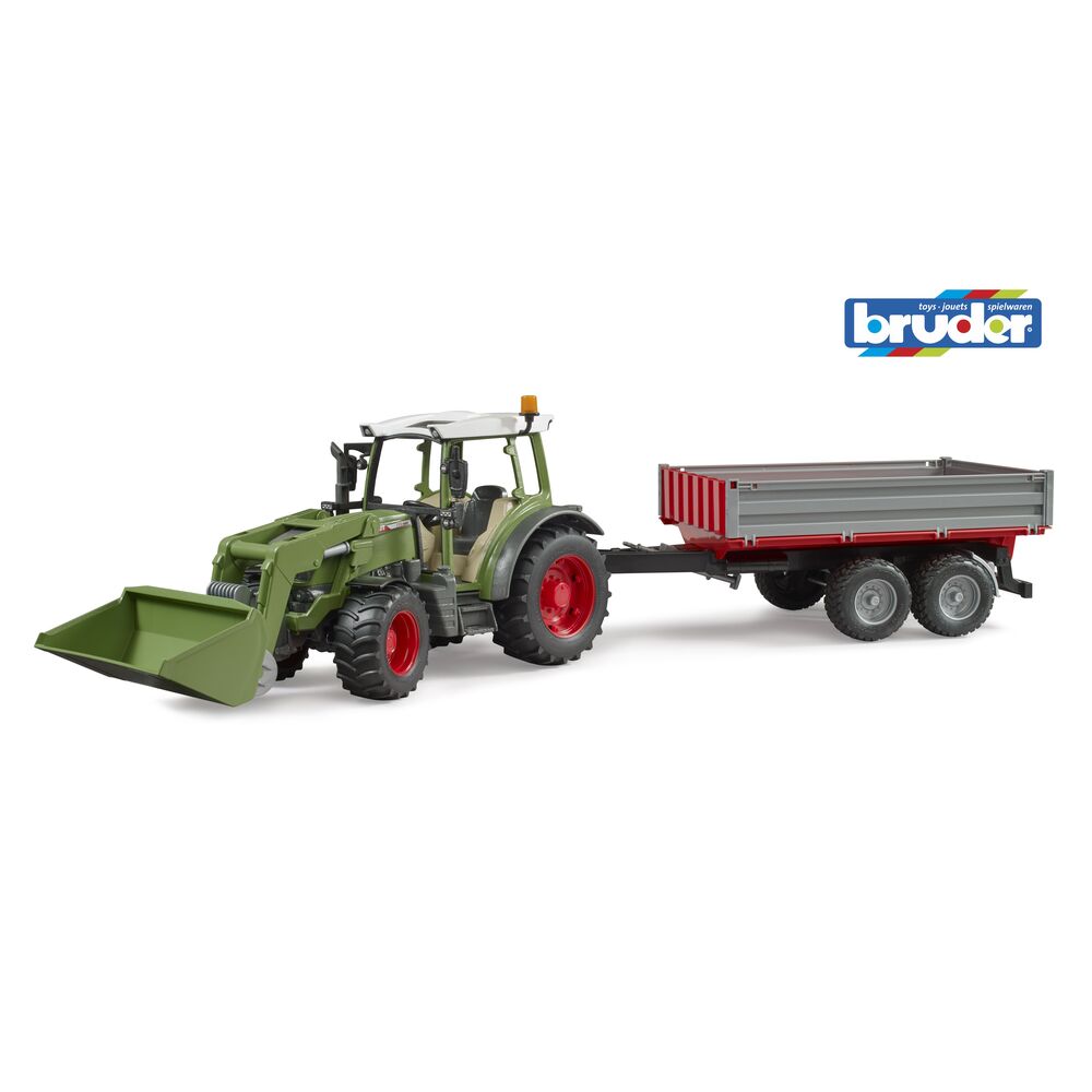 Bruder - Fendt Vario 211 Traktor Lader/Anhänger 1:16 - 2182