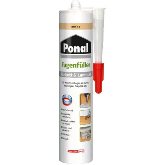 Henkel - PONAL Parkett + Laminat Fugen füller Buche 280 ml - PN6RF