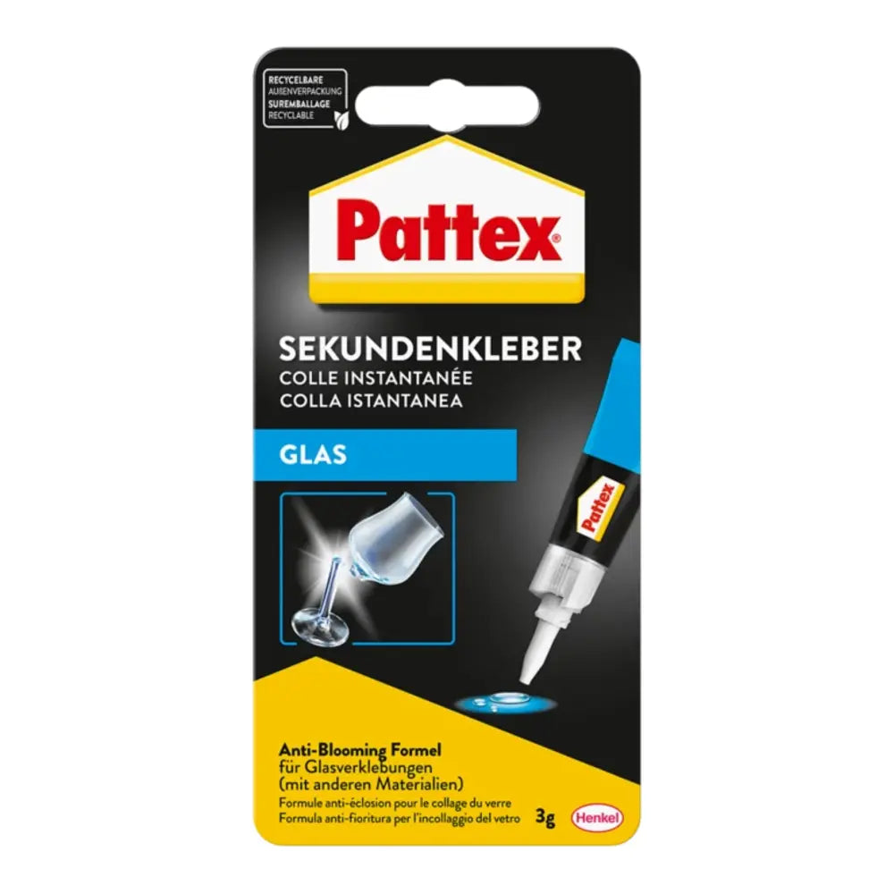 Henkel - Pattex Sekundenkleber-Glas flüssig 3g - PSV1C