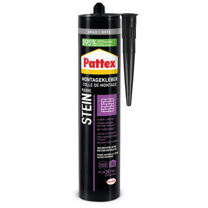 Henkel - Pattex Montage Stein - grau 420 g - PTRST