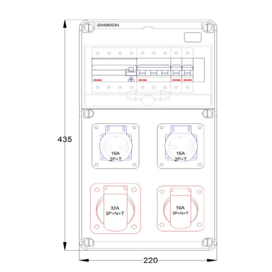 Gewiss - Energieverteiler AS05071