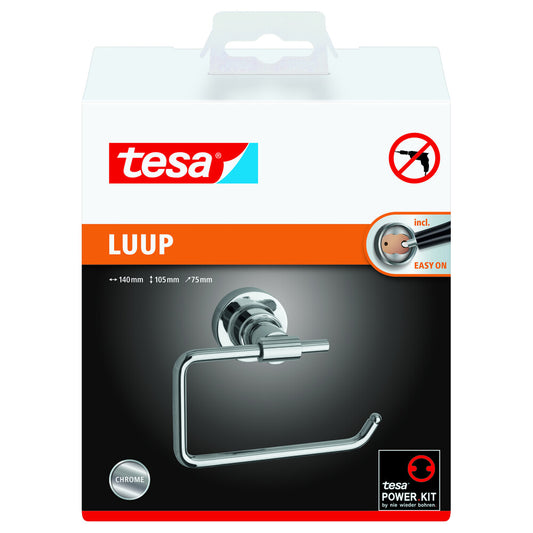Tesa - luup WC-Papierrollenhalter o.Deckel 105x140x75mm - 40287-00000-00