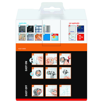 Tesa - luup WC-Papierrollenhalter o.Deckel 105x140x75mm - 40287-00000-00