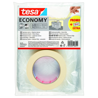 Tesa - Malerband Economy 2 x 50 m : 30 mm - 55421-00000-05
